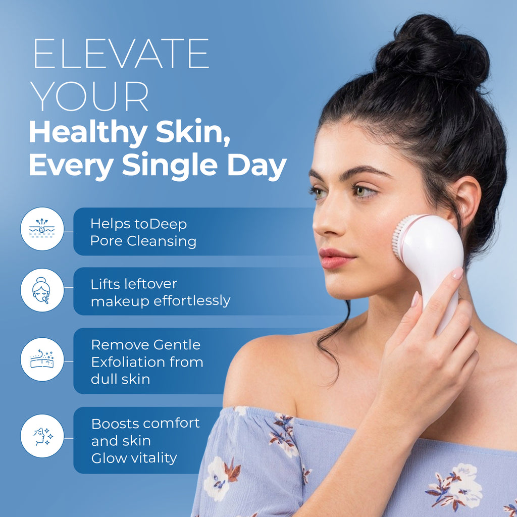 4-in-1 Electric Facial Cleansing Brush